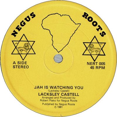 JAH IS WATCHING YOU (EX) / SWEET REGGAE MUSIC (EX)