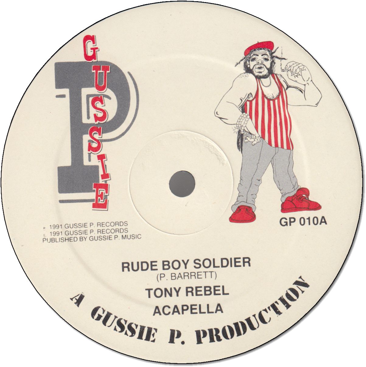 RUDE BOY SOLDIER (VG+) / THE CUTTER(Mega Dub)