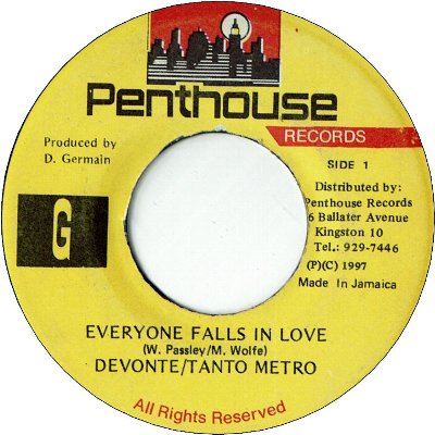 EVERYONE FALLS IN LOVE (VG+) / Freak Out version (VG)
