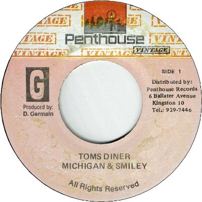 TOM’S DINER (VG+) / Remix (VG-)