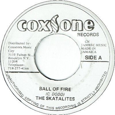 BALL OF FIRE (VG+) /EVERYTIME (VG+)