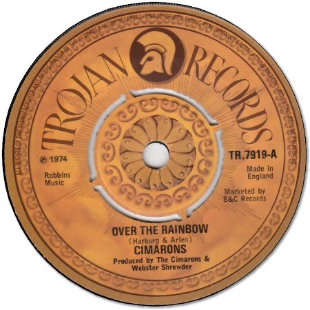 OVER THE RAINBOW (VG+) / WE ARE NOT THE SAME (VG+)