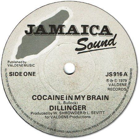 COCAINE IN MY BRAIN (VG+) / FUNKY PUNK (VG+)