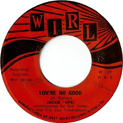 YOU'RE NO GOOD (VG+) / TEARS FROM MY EYES (VG to VG+)