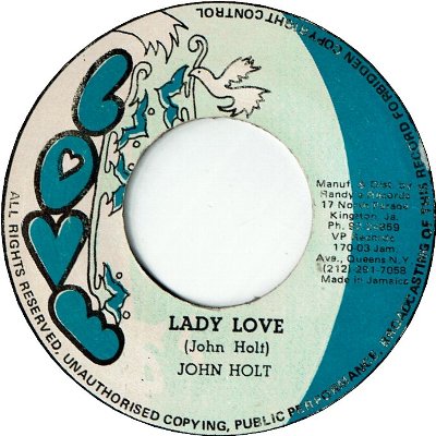 LADY LOVE (VG+) / COUNTRY BOY (VG+)