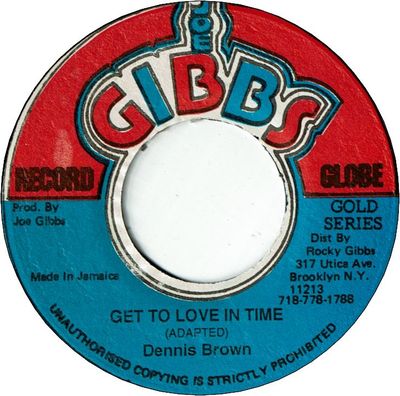 GET TO LOVE IN TIME (VG+) / VERSION (VG+)