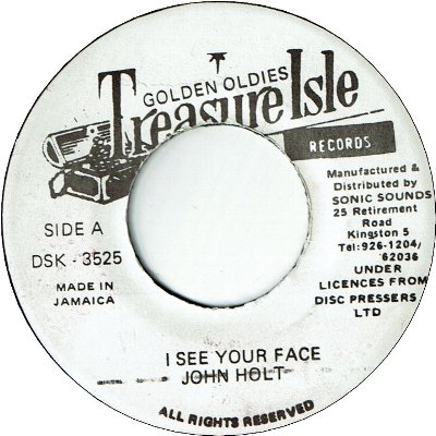 I SEE YOUR FACE (VG+) / VERSION (VG+)