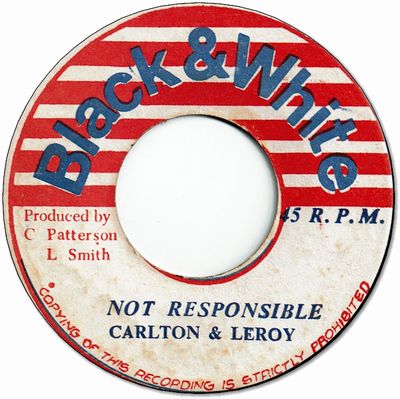 NOT RESPONSIBLE (VG+) / PSALMS OF DUB (VG/WOL)