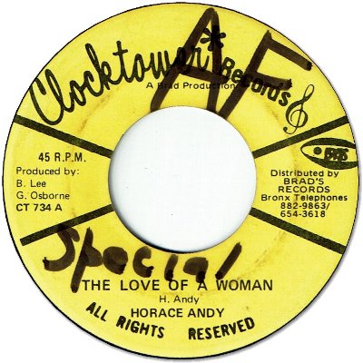 THE LOVE OF A WOMAN (VG+/WOL) / VERSION (VG+/WOL)