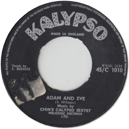 ADAM AND EVE (VG- to VG) / NOT ME AGAIN (VG-)