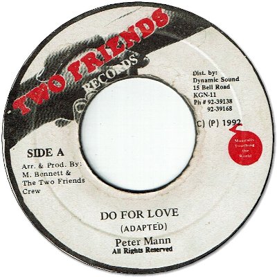 DO FOR LOVE (VG+)