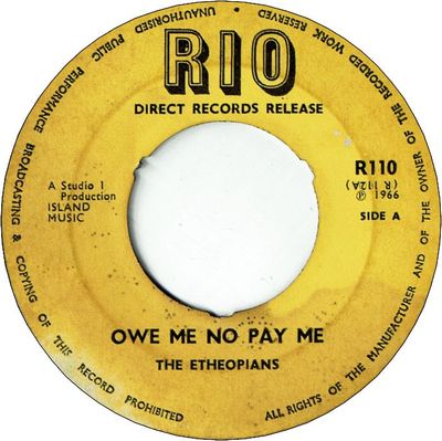 OWE ME NO PAY ME (VG) / I WOULDN'T BABY (VG+)