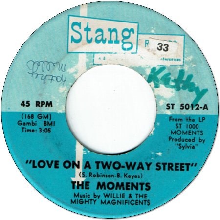 LOVE ON A TWO WAY STREET (VG) / I WON’T DO ANYTHING