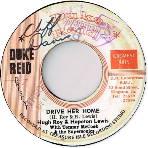 DRIVE HER HOME (VG/WOL) / STAMPEDE (VG〜VG-)