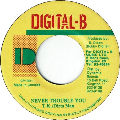 NEVER TROUBLE YOU (VG+)