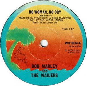 NO WOMAN NO CRY Live (VG+/WOL) / KINKY REGGAE Live (VG)