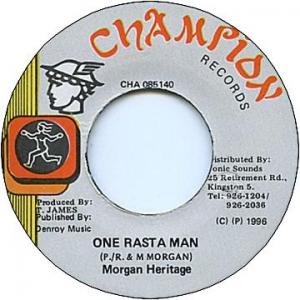 ONE RASTA MAN (VG to VG+)