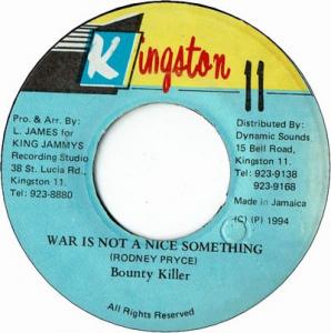 WAR IS NOT A NICE SOMETHING (VG+)