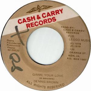 GIMME YOUR LOVE (VG+/WOL) / VERSION (VG)