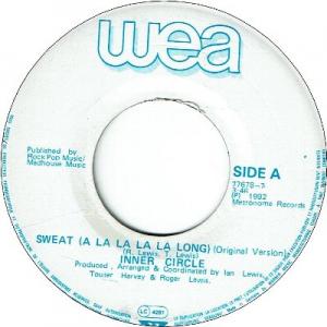 SWEAT(A La La La Long)(VG+) / BAD BOYS (VG+)