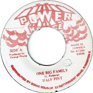 ONE BIG FAMILY(VG+) / GIVE LOVE A TRY (VG+)