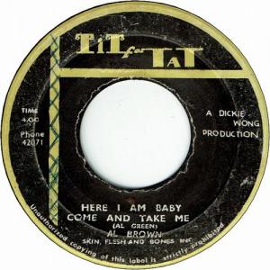 HERE I AM BABY COME AND TAKE ME (VG+) / VERSION (VG+)