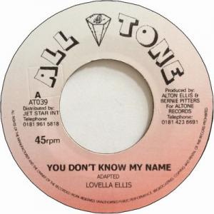 YOU DON'T KNOW MY NAME / YOU BLOW MY MIND