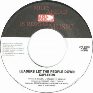 LEADERS LET THE PEOPLE DOWN / JAH IS MY EVERYTHING