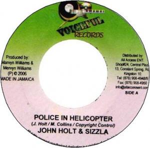 POLICE IN HELICOPTER