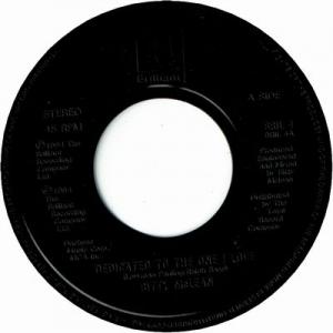 DEDICATED TO THE ONE I LOVE (VG+) / IT KEEPS RAININ’(VG+)