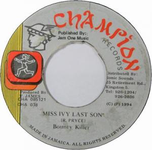 MISS IVY LAST SON (VG+)