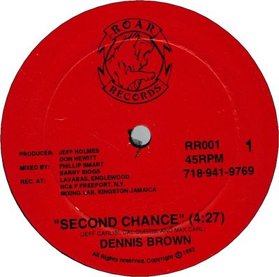SECOND CHANCE (VG+)