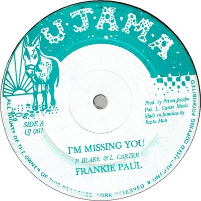 I'M MISSING YOU (VG+) / THE BIBLE (VG+)