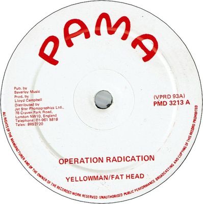 OPERATION RADICATION (VG+)