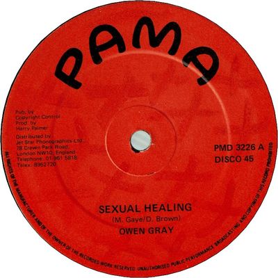 SEXUAL HEALING (VG+/WOL) / HAWKWIND DUB (VG+)