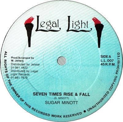 SEVEN TIMES RISE & FALL (VG+) / WATER SHORTAGE (VG+)
