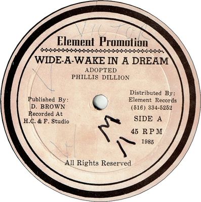 WIDE AWAKE IN A DREAM (VG+/WOL) / DON'T STAY AWAY (VG+/WOL)