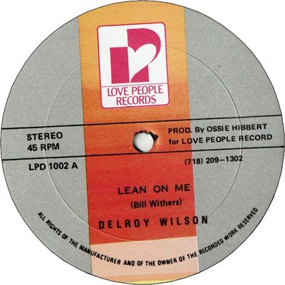 LEAN ON ME (VG+)