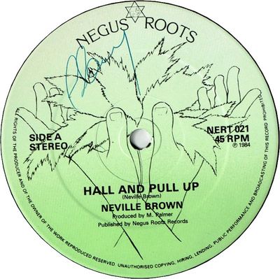 HALL AND PULL UP (VG+) / MR.MUSIC MAN (VG+/WOL)