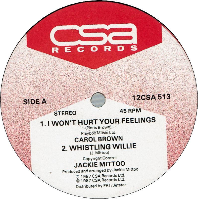 I WON'T HURT YOUR FEELINGS (VG+) / A LITTLE ACTION (EX)