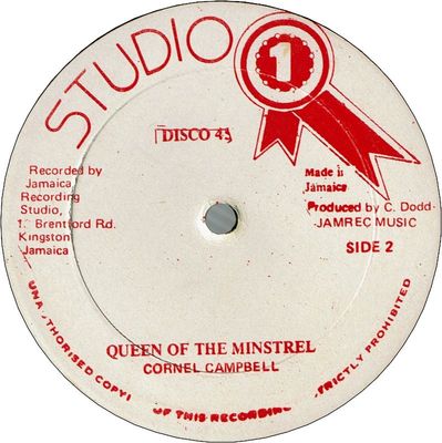 QUEEN OF THE MINSTREL (VG to VG+) / I DON'T KNOW WHY (VG+)