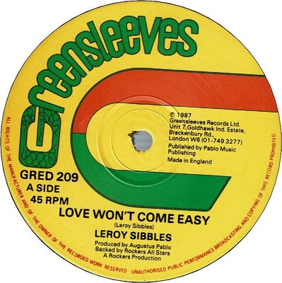 LOVE WON'T COME EASY (EX) / KEEP ON KNOCKING