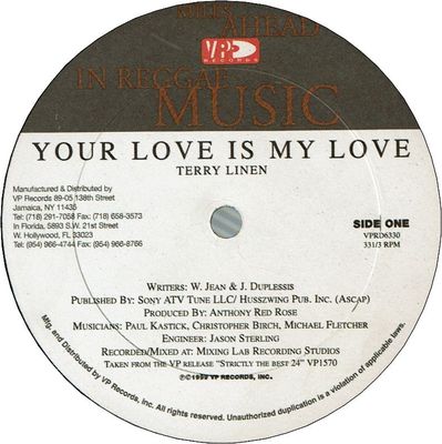 YOUR LOVE IS MY LOVE　(VG+) / SHOW ME OH LORD (VG+)