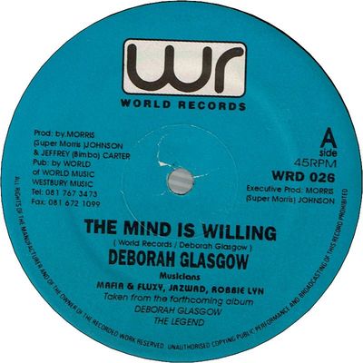 THE MIND IS WILLING (VG+)