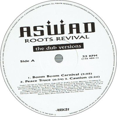 ROOTS REVIVAL THE DUB VERSIONS (VG+)
