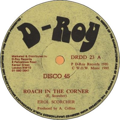 ROACH IN THE CORNER (VG+) / ROACH IN A DUB (VG+)