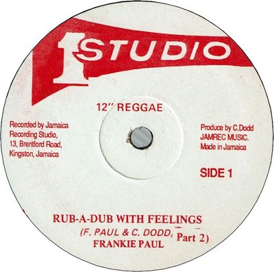 RUB A DUB FEELINGS (VG+) / I CAN'T TAKE IT ANYMORE (VG+)