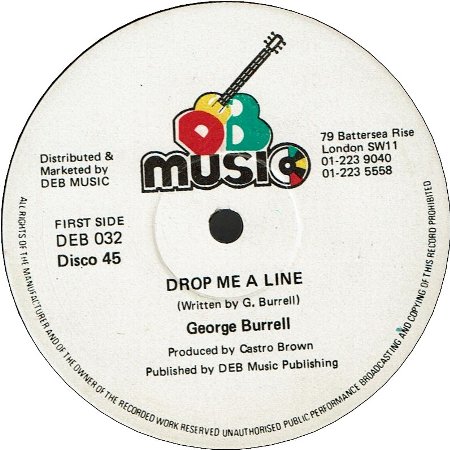 DROP ME A LINE (VG+) / LETTER