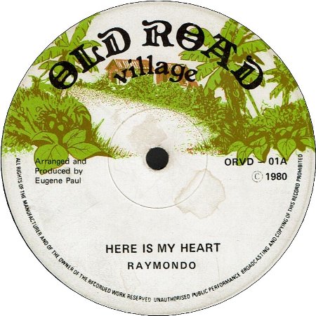 HERE IS MY HEART (VG) / FOR THE GOOD TIMES (VG)