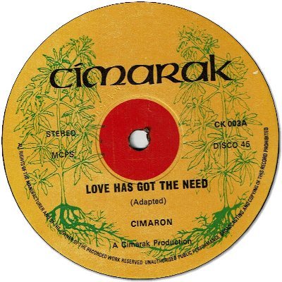 LOVE HAS GOT THE NEED (VG to VG+) / WANTED (VG+)